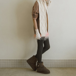 GATHERED MAXI 超長折短靴 FOLDED BOOTS SHORT